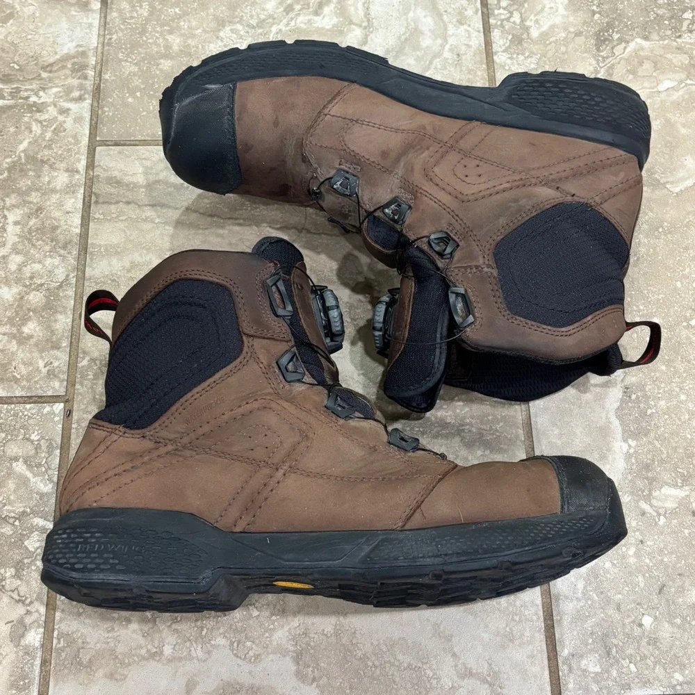 Red Wing 2452 X-Treme Lite BOA Safety Toe Work Boots Brown Mens 12 E2 Wide